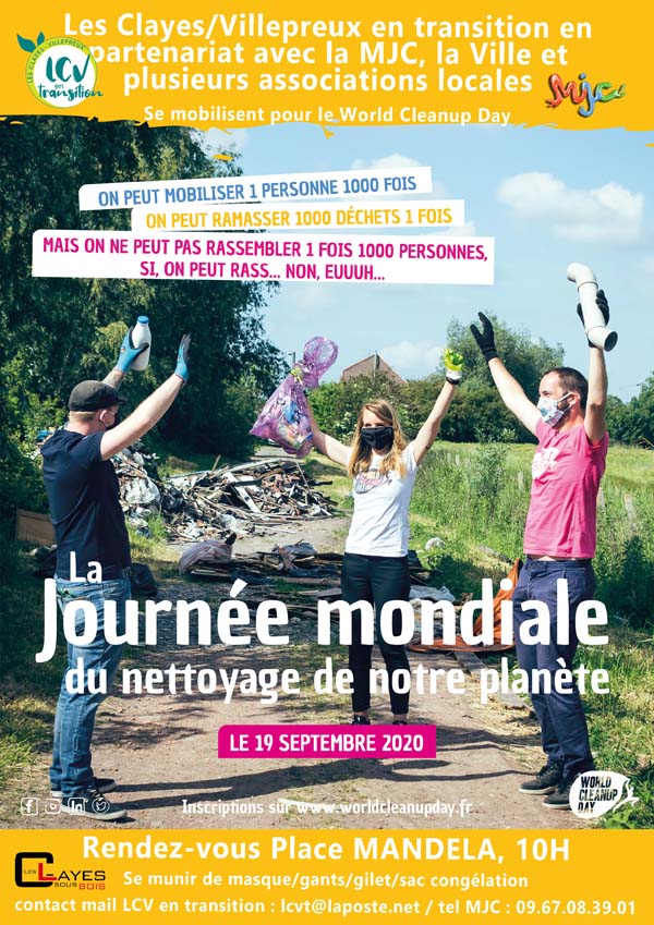 World Clean up Day base affiche world clean up 2020 vf diff web01