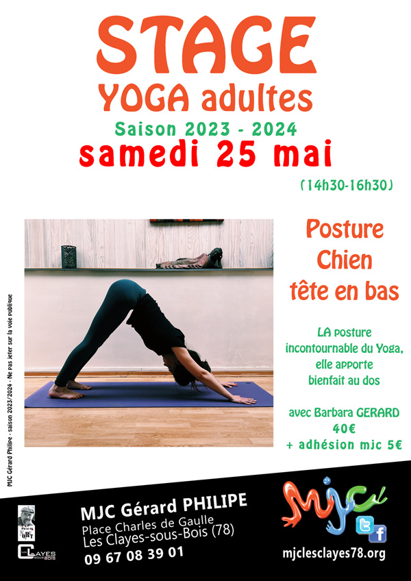 Stages adultes mai 2024 Affiche stage yoga mai 2024 w00