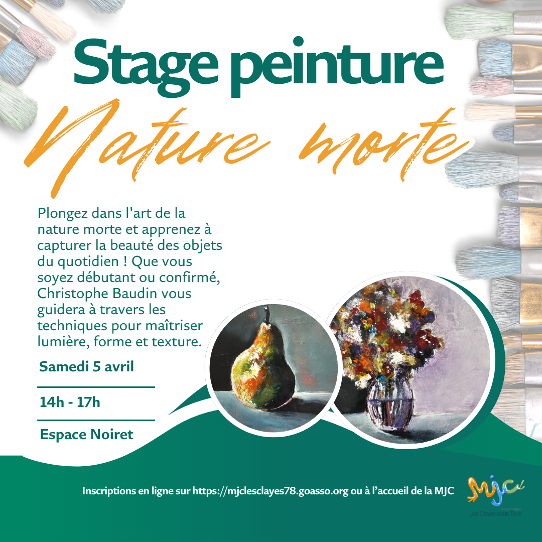 Stage Nature morte